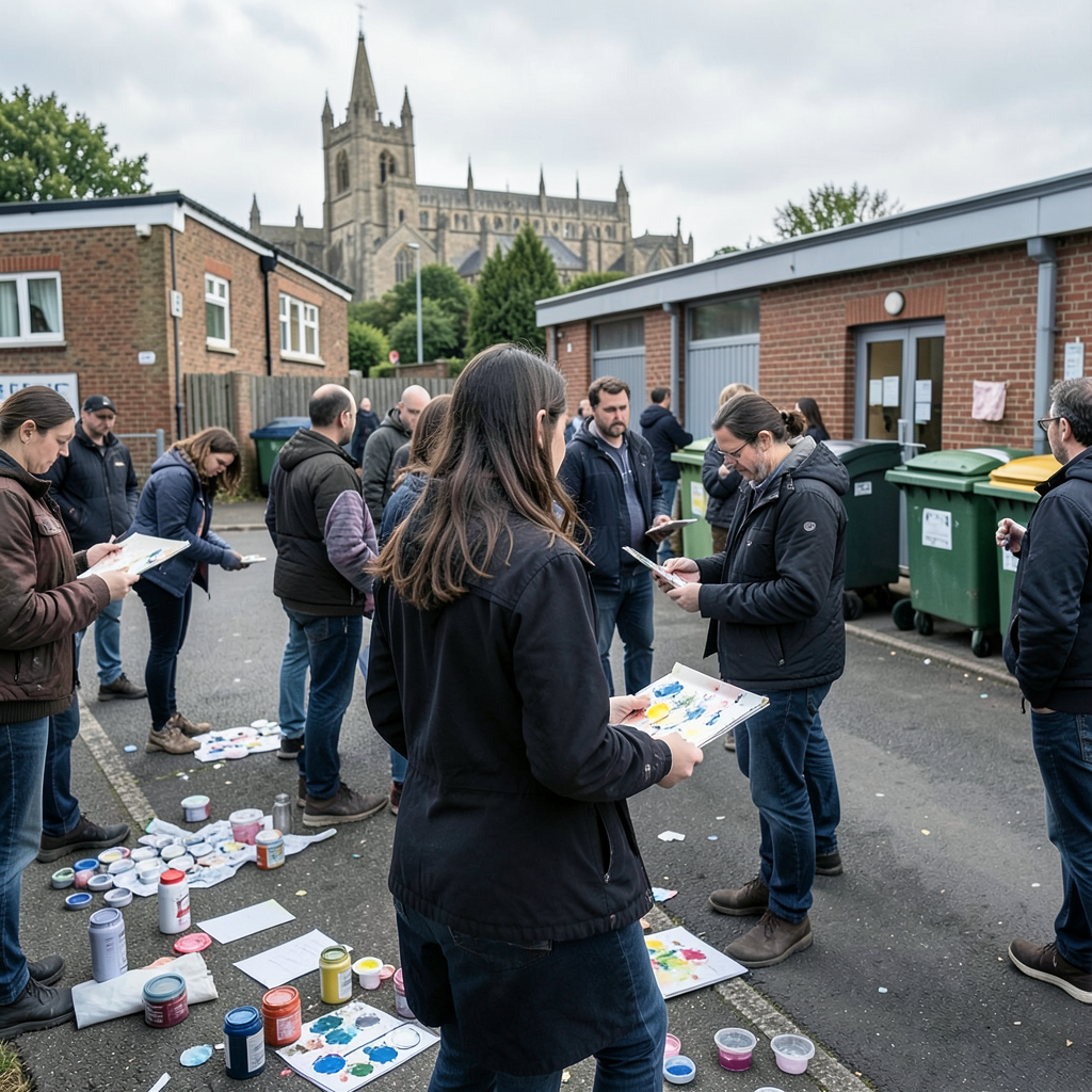 Bradford artists protest council plan to divert £400k arts funds to reopen tip